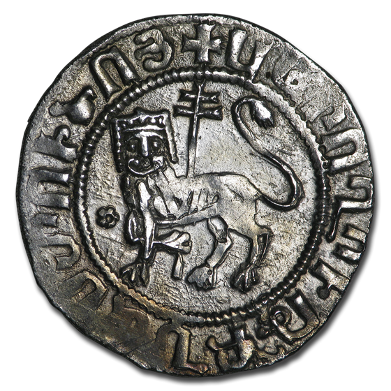 Armenia AR Double Tram Levon I (1198-1219 AD) XF (Crusades) Armenia AR Double Tram Levon I (1198-1219 AD) XF (Crusades)